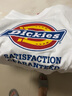 dickieslogo印花短袖T恤情侣款圆领休闲男装T恤 DK007088 白色 M  实拍图