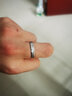 巴克乐乐心跳情侣开口戒指活口可调节手饰韩版心电图心形对戒创意配饰 一对装 开口可调节 实拍图