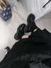 大东时尚乐福鞋女2025春季新款学院风中跟粗跟小皮鞋圆头女鞋0706 黑色 四季款底高3.8cm 37 实拍图