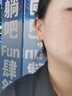 KRISTEN JUDI蓝色耳环女长款贝母耳钉银针法式复古耳饰品小众轻奢高级感圆圈耳坠送女友老婆礼物 金色耳环一对 实拍图