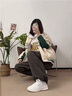 回力运动鞋女鞋2026夏季新款学生休闲鞋子女轻便网面软底减震跑步鞋 0612-1白灰【皮面款】 37 实拍图