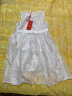 皮尔卡丹品牌3-12岁女童公主连衣裙子儿童装洋气2024新款夏装夏季纯色棉稠 白色 150码(建议59-68斤穿) 晒单实拍图