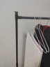 艾欧唯【加牢加固】晾衣架落地折叠单杆式晒衣架家用卧室内挂衣架简易jm 可加长伸缩款—150CM 实拍图