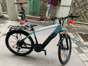 凤凰（Phoenix）锂电池助力电动自行车26寸成人新国标电动车长续航电瓶车 599蓝色-21速辐条轮-速度传感 6AH电动续航18公里 实拍图