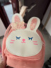 叕二叕 儿童背包户外儿童包可爱卡通小兔子儿童胸包时尚洋气女孩斜挎包 粉色 实拍图