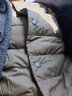 无印良品（MUJI）女式 便携式 无领马甲 羽绒背心 羽绒服 深米色 L  实拍图