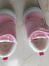 卡特兔婴儿学步鞋男童鞋儿童软底机能鞋加绒女童宝宝小童秋冬室内鞋 粉色-绒里 20 内长12.5cm 脚长11.5-12.0 实拍图