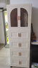纳份爱儿童衣柜可折叠双开门收纳柜衣服置物柜整理柜子简易收纳箱五斗柜 65面宽送衣架【1衣柜+4折叠】 实拍图