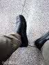 斯凯奇（Skechers）商务休闲皮鞋男一脚蹬工作鞋舒适低帮休闲鞋流行正装鞋 77157 黑色/BLK 41.5 【正码正拍】 实拍图