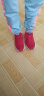 轩途诗休闲鞋女秋季软底透气鞋子女气垫女鞋运动跑步鞋女潮大码健步鞋 密网红色 38 实拍图