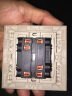 俊朗（JUNON）开关插座面板二三插座86型暗装空调一开单控玫瑰金 三开单控 实拍图
