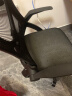 VWINPER电脑椅家用人体工学椅子办公椅靠背学生学习写字书房电竞游戏椅 黑框黑网+乳胶坐垫（店长推荐） 实拍图