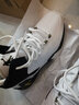 乔丹QIAODAN男鞋磨砺篮球鞋秋季新品高帮皮面减震耐磨球鞋 乔丹白黑色(高帮加绒) 45 实拍图