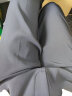 伊芙丽（eifini）【通勤防晒神裤】窄版阔腿裤女西装裤高级感垂感白色裤子 黑色 现货 155/60A/S 晒单实拍图