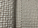 菲·诗·卡（FISKAS） 四季通用沙发垫简约日式水洗棉防滑组合纯棉坐垫布艺沙发套罩巾 崎井-浅咖 70*70cm 实拍图
