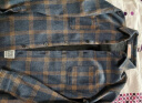稻草人格子衬衫男春秋季新款日系大码透气休闲衬衣宽松男士外套 格子-加绒 C5081 3XL (建议170-185斤) 实拍图