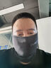 洛克兄弟（ROCKBROS） 冰丝头巾夏季防晒围脖套魔术头巾男女钓鱼透气骑行面巾罩 晶钻黑 实拍图