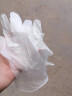 一次性PVC手套透明加厚餐饮食品牙科美容手膜厨房100只 乳白色 100只装 S 实拍图