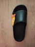 华美健步卡通ins风踩屎感男女亲子款室内外浴室凉拖鞋HM3311黑色42-43码 实拍图