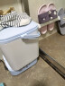 小鸭 0.6公斤半自动分桶便携式宝宝婴儿童洗衣机 迷你洗衣桶  懒人宿舍 一机单桶 兰色 WPB0619L 实拍图