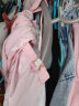 南极人儿童睡衣男夏季薄款宝宝空调服中大童男童女童长袖棉绸家居服套装 花瓣女孩 160cm 实拍图