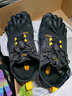 Vibram五指鞋男 户外跑步性能鞋运动越野训练障碍跑步鞋VTRAIL 黑色/黄色 40 实拍图