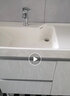 科勒（KOHLER）艾迪轻奢风卫生间洗漱台壁挂组合浴室柜套餐多颜色多尺寸 羊绒灰色60CM双开门浴室柜+智能镜柜 实拍图