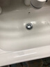 摩坦（MOTAN）一体陶瓷盆半嵌入式台中盆单盆洗面盆洗脸盆台盆艺术盆方形洗手盆 80*48左盆+龙头套装 实拍图
