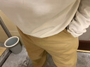 OEMG 工装裤男春秋夏季九分裤男宽松直筒日系潮牌休闲百搭束脚裤子男 卡其色常规 【高品质】 XL [建议110-130斤] 实拍图