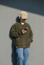 Polo Ralph Lauren 拉夫劳伦男装 23早春磨毛起绒布飞行员夹克RL16258 300-绿色 XL 晒单实拍图