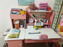 坐得正 儿童学习桌椅中小学生实木书桌可升降课桌家用写字桌儿童书桌椅 1.2m自定义彩虹+小熊三背椅粉 实拍图