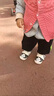 卡特兔宝宝学步鞋婴儿鞋秋冬季女宝男童儿童鞋软底宝宝鞋幼儿园小K盾 资深红-皮面 24 内长14.5cm 脚长13.6-14.2 实拍图
