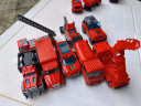 宝乐星儿童玩具车模合金车壳玩具男孩汽车套装挖掘机工程消防车生日礼物 实拍图