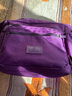 小安熊女士单肩包斜挎布包尼龙布大容量多层防水时尚百搭斜跨包女妈妈包 深紫色 实拍图