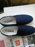 回力男鞋帆布鞋男秋季小白鞋子百搭休闲布鞋潮流透气板鞋一脚蹬懒人鞋 藏青色WXY-S027T 42 实拍图