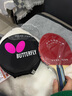 蝴蝶（BUTTERFLY） 乒乓球拍板五星六星5星6星TBC602成品拍蝴蝶王初中级用拍横直拍 5星501横拍长柄一只+拍套球膜 实拍图