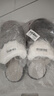 百慕倾臣棉拖鞋男士秋冬季室内居家保暖毛绒厚底防滑家用情侣棉拖男款冬天 浅灰 【鞋底升级款】 42-43 (280mm) 适合41-42 实拍图