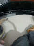 方向盘套大众新速腾朗逸迈腾宝来途观l冬季冬d型毛绒毛绒汽车把套 圆形-灰色（FL17) 实拍图
