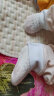尼多熊婴儿袜子男女童春秋舒适无骨袜儿童中筒袜纯色透气棉袜 晒单实拍图