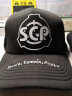 SCP基金会帽子 动漫周边鸭舌帽 二次元中二病联盟男女遮阳棒球帽 SCP基金会款1 中号(56-60) 实拍图