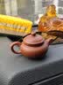 瓷牌茗茶具（cipaiming teaset）瓷牌茗 迷你紫砂茶壶指尖壶茶宠茶玩可养袖珍小茶壶功父亲节礼物 朱泥（仿古）指尖壶 实拍图