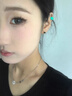 Lnieer黑色方形小耳钉女925银针耳环2025新款精致气质高级感养耳洞耳饰 银色方形耳钉【925银针】 实拍图