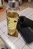 赢容玻璃杯豆浆便携耐热花茶水杯大容量水瓶创意随手杯子保温杯套 550ml提绳款+纯黑色杯套 实拍图