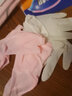 苏力达丁晴手套一次性手套食品级厨房洗碗家务丁腈手套防滑耐磨干活防水 白30+粉30食品级秉秀 60只装 M【适用掌宽8-9cm】 实拍图