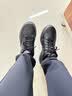 斯凯奇（Skechers）男鞋2026新款秋季闪穿鞋皮鞋全黑简约百搭运动休闲商务鞋 深褐色/COC  42 实拍图