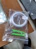 彩荷珍珠玛瑙线扁状皮筋水晶弹力线手工松紧线佛珠串珠绳工具扁盒 白色100米 实拍图