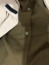 无印良品（MUJI）男女通用法兰绒开领衬衫无性别 男款女款ACA71A1A卡其绿 XXS-XS 实拍图