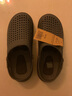 温突原装进口越南天然乳胶橡胶凉鞋透气沙滩凉拖男士外穿包头洞洞鞋夏 2303灰/黑 43 实拍图