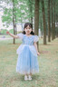 蓓然美灰姑娘公主裙秋爱莎连衣裙艾莎爱丽丝生日礼服儿童公主裙演出服 灰姑娘A 120 实拍图