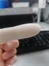 厚创 防滑手指套乳橡胶劳保指套胶加厚耐磨防滑 白色 带麻点【M/中号】100只 实拍图